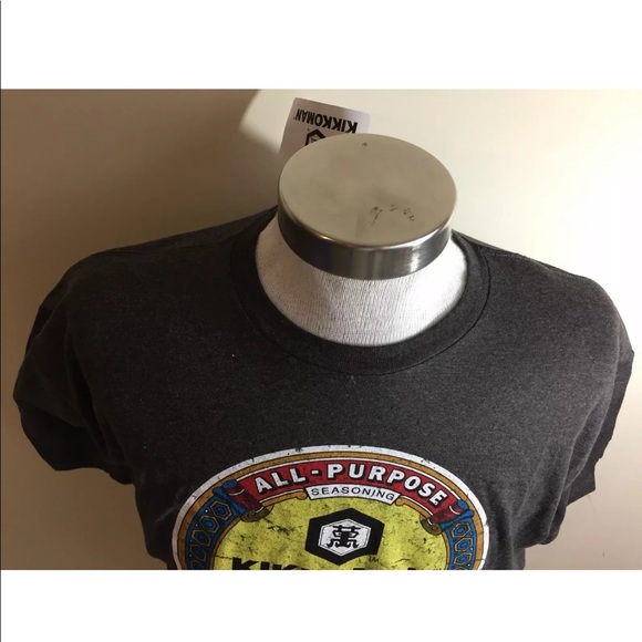 New KIKKOMAN Soy Sauce Men's T-Shirt Size L Gray - Picture 3 of 7